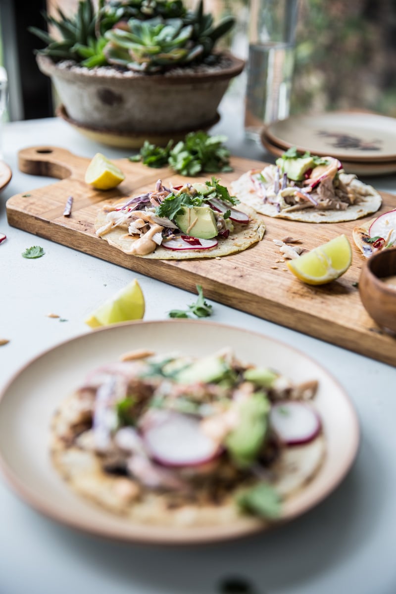 Barbecue Chicken Tostadas - Cook Republic