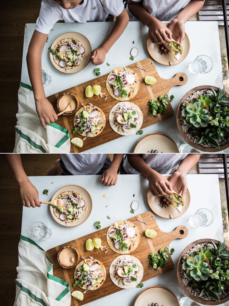 Barbecue Chicken Tostadas - Cook Republic/ Photo & Styling Sneh Roy