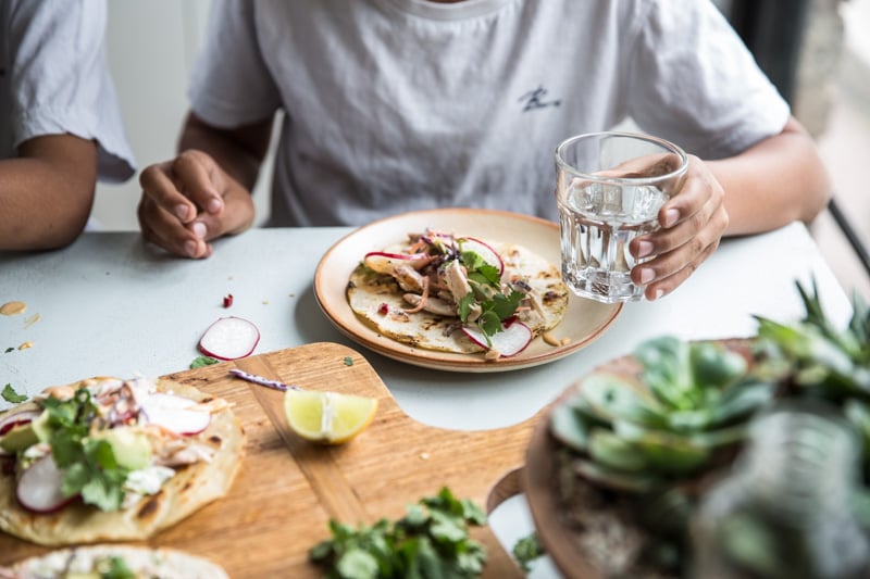 Barbecue Chicken Tostadas - Cook Republic