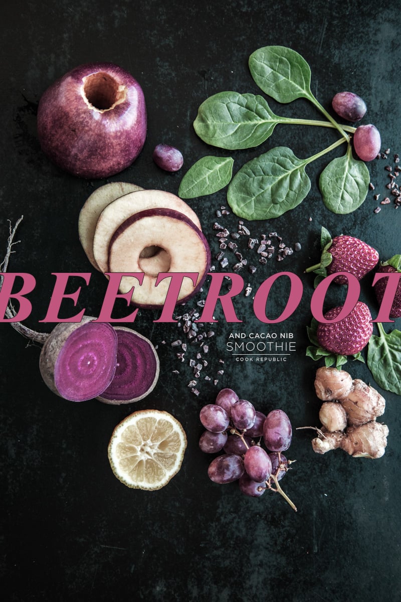 Beetroot And Cacao Nib Smoothie