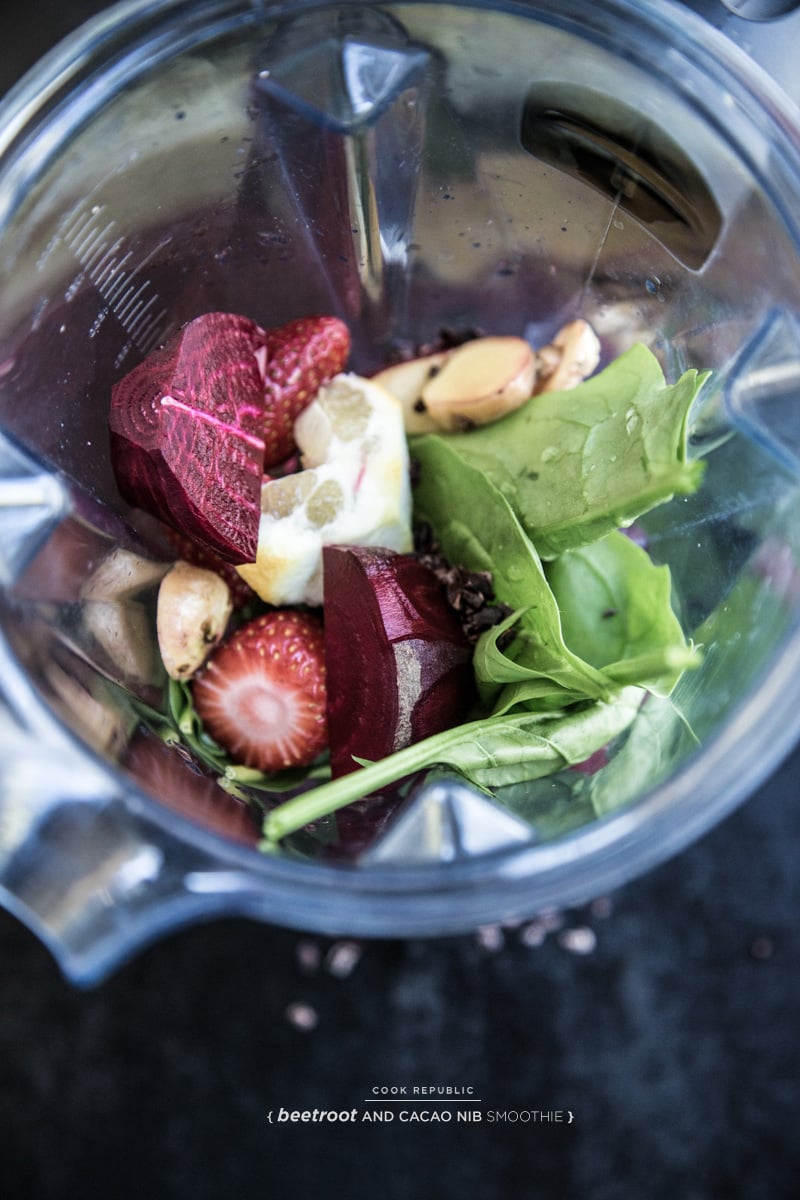 Beetroot And Cacao Nib Smoothie