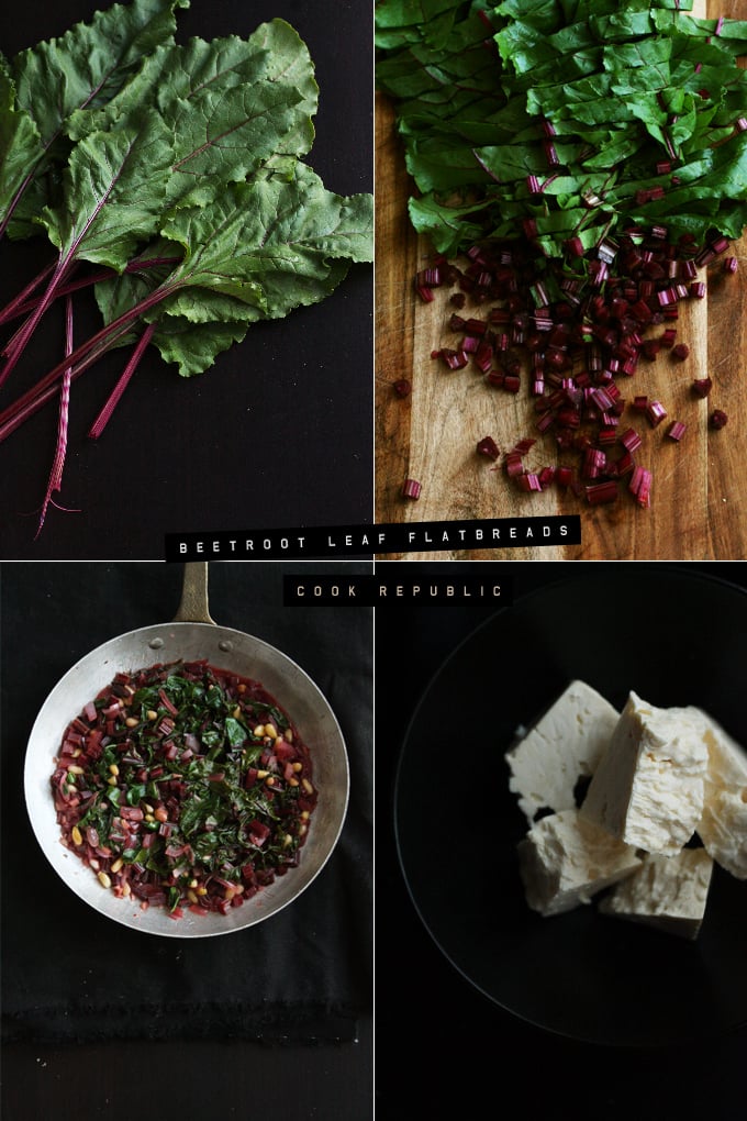 Beetroot Leaf Flatbreads - Cook Republic