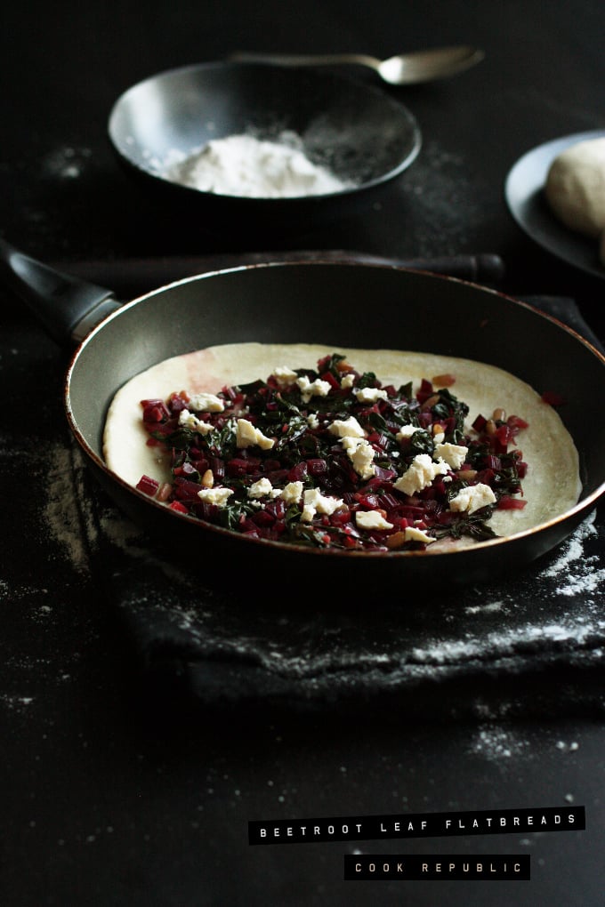 Beetroot Leaf Flatbreads - Cook Republic