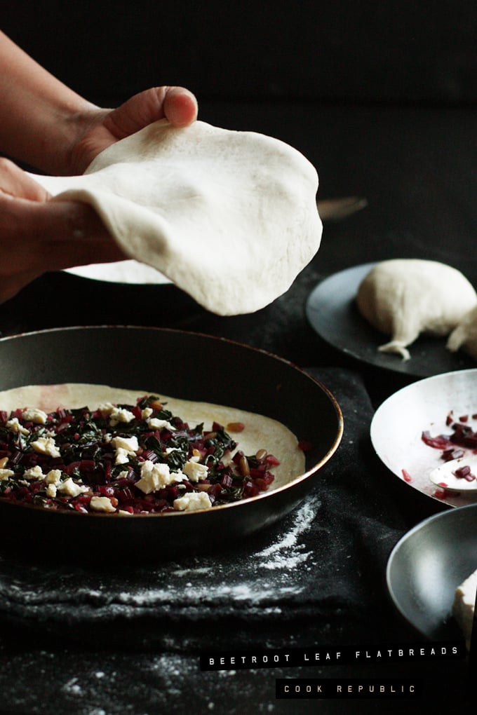 Beetroot Leaf Flatbreads - Cook Republic