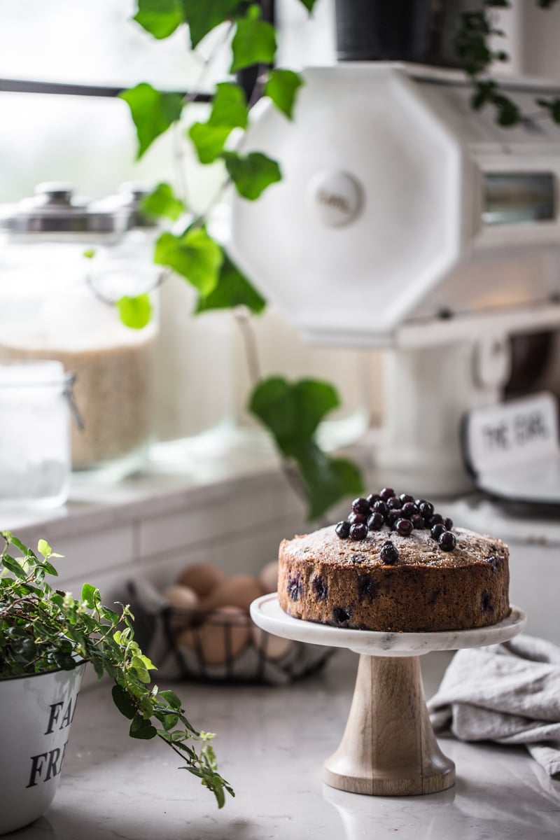 Tara's Blueberry Poppy Seed Snacking Cake - Cook Republic