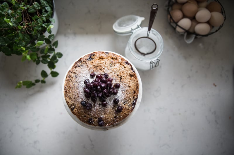 Tara's Blueberry Poppy Seed Snacking Cake - Cook Republic