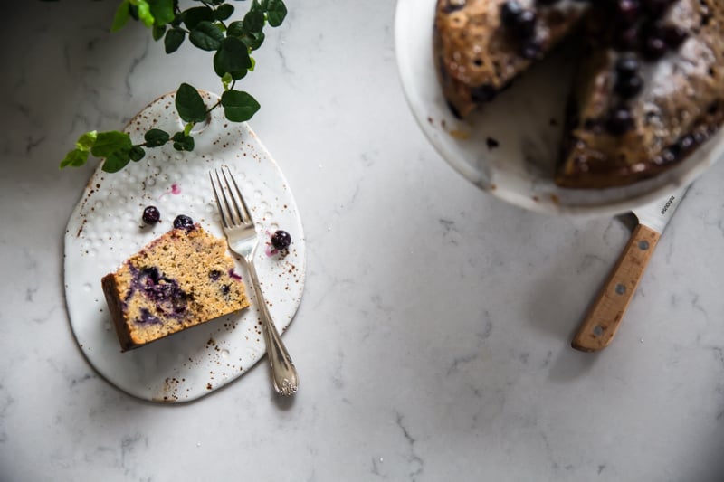 Tara's Blueberry Poppy Seed Snacking Cake - Cook Republic