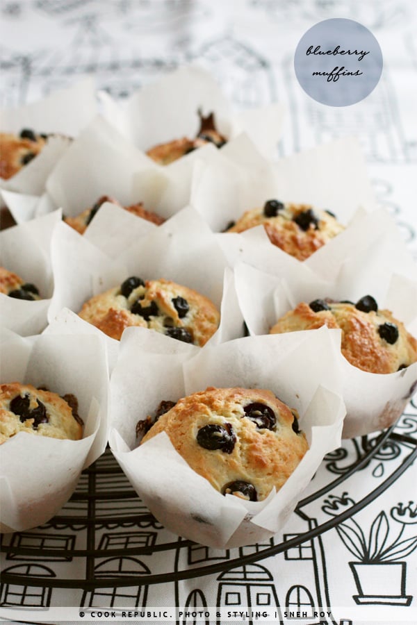 Light Blueberry Muffins