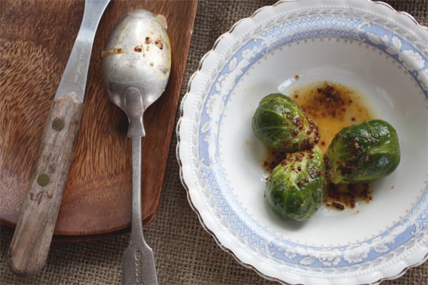 Sexy Brussels Sprouts In Mustard Butter