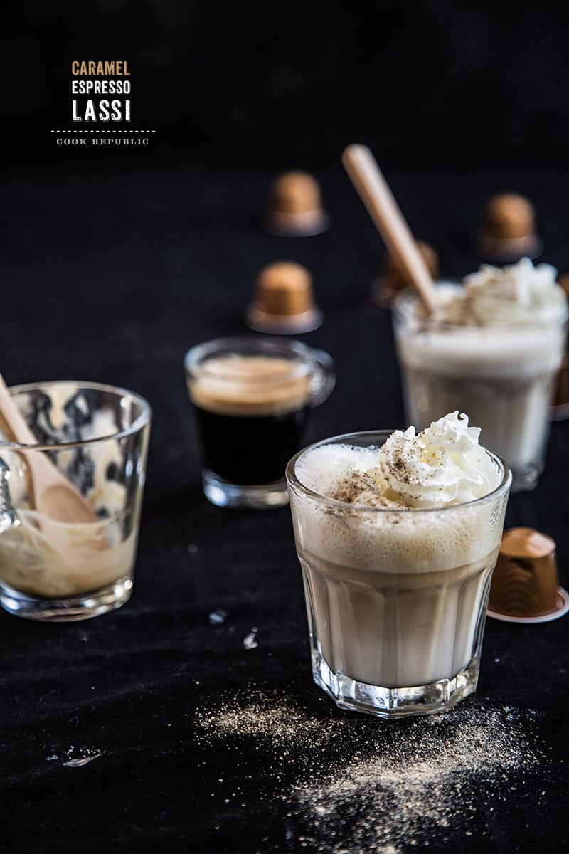 Caramel Espresso Lassi - Cook Republic