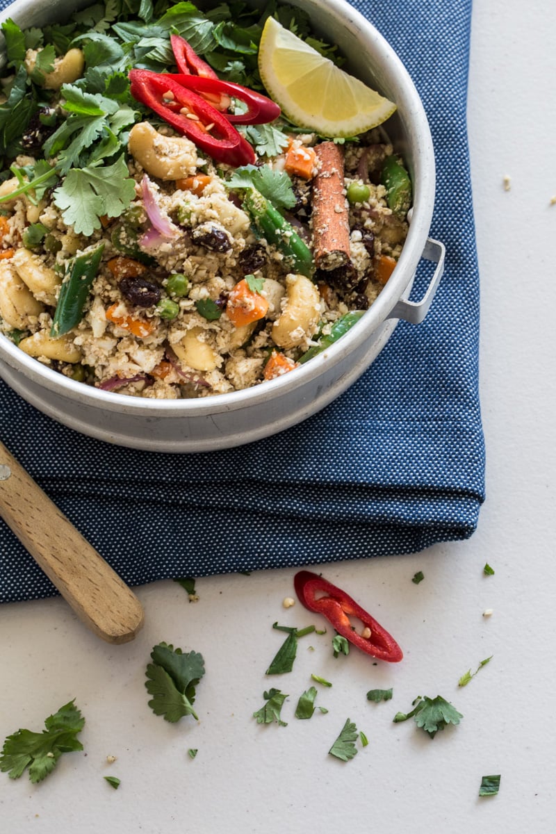 Cauliflower Rice Biryani Salad - Cook Republic