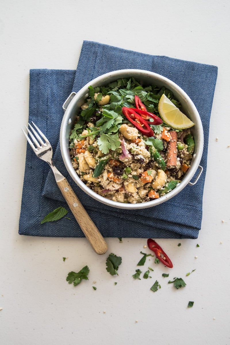 Cauliflower Rice Biryani Salad - Cook Republic