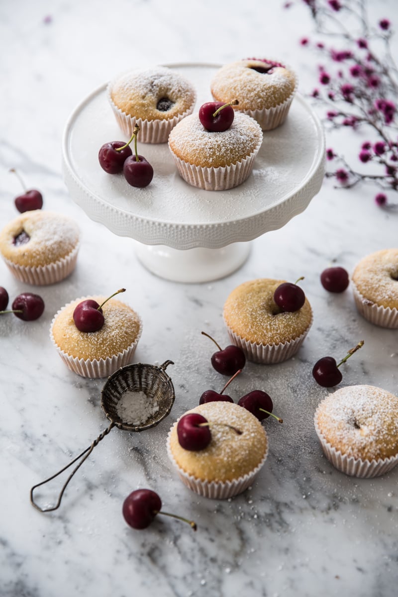 Cherry Muffins - Cook Republic