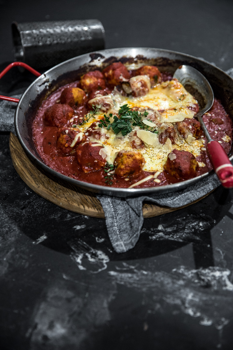 Red Hot Chicken And Fried Cheese Meatballs - Cook Republic