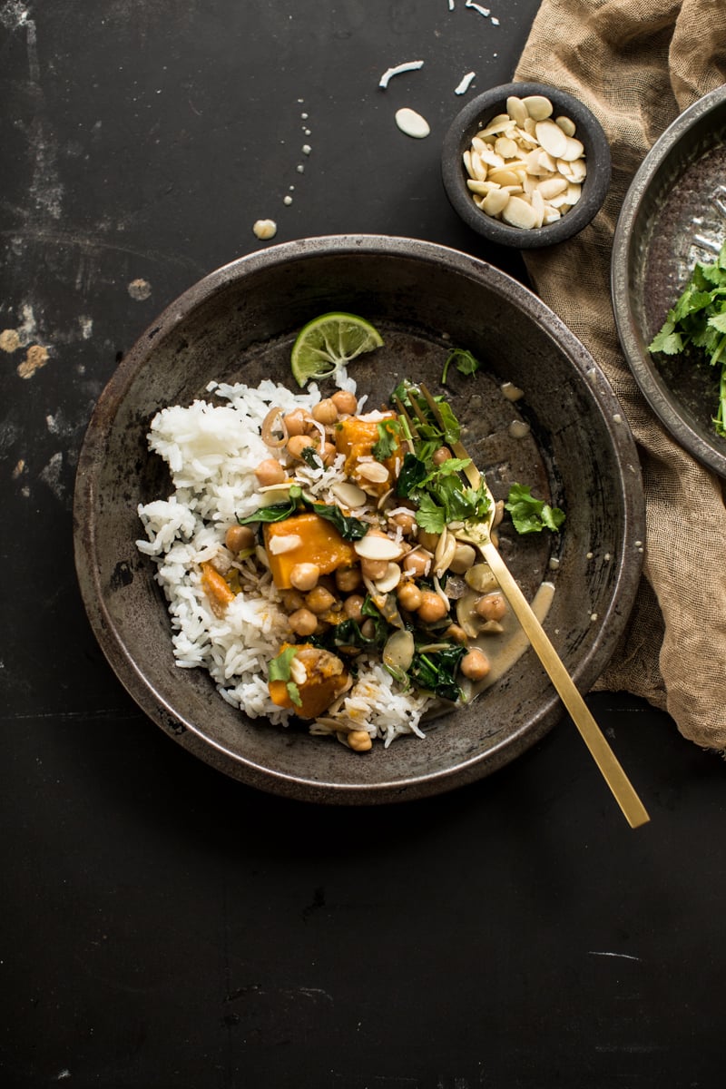 Chickpea And Coconut Korma Curry With Pumpkin - Cook Republic