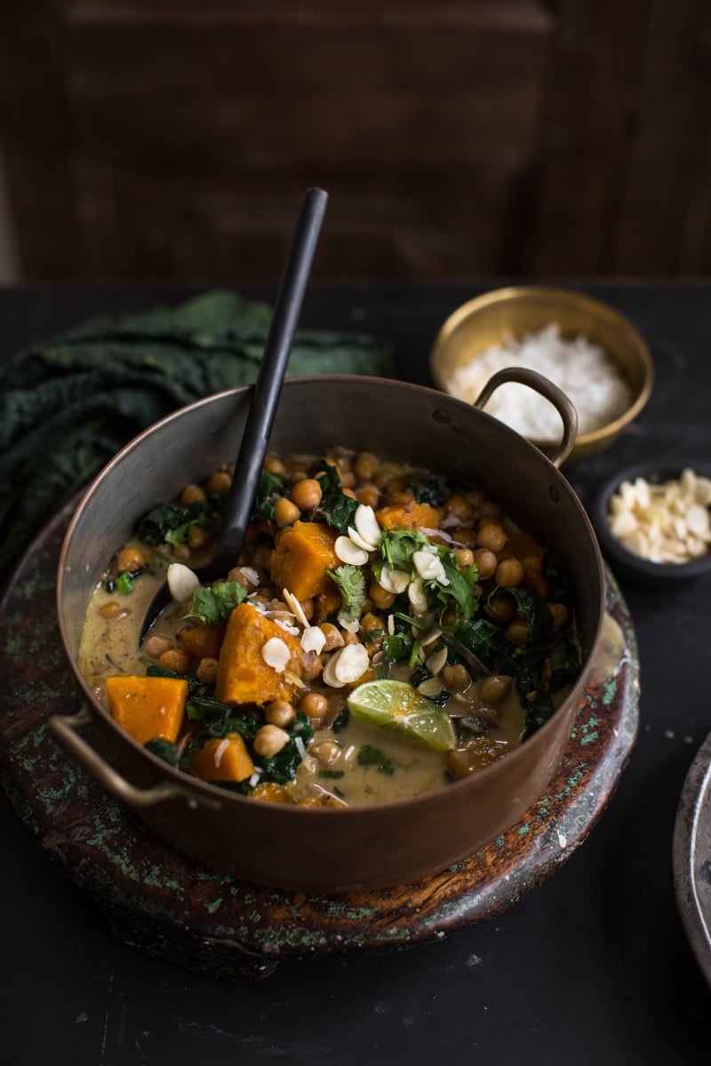 Chickpea And Coconut Korma Curry With Pumpkin - Cook Republic