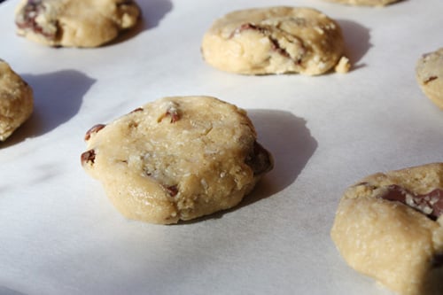 Cookies waiting to be baked