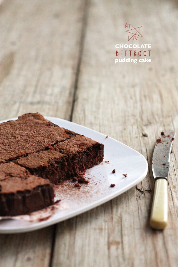 Chocolate Beetroot Pudding Cake