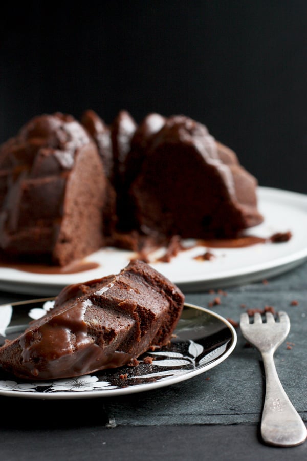 Chocolate Bundt Slice