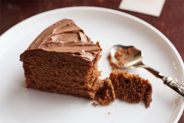 A Slice Of Chocolate Cake