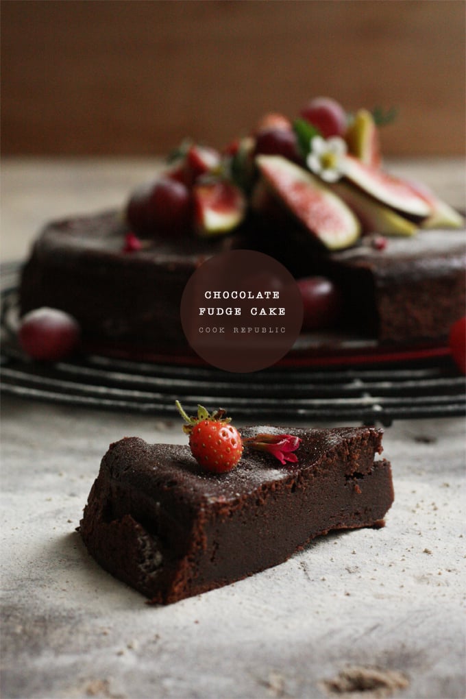 Slice Of Chocolate Fudge Cake - Cook Republic