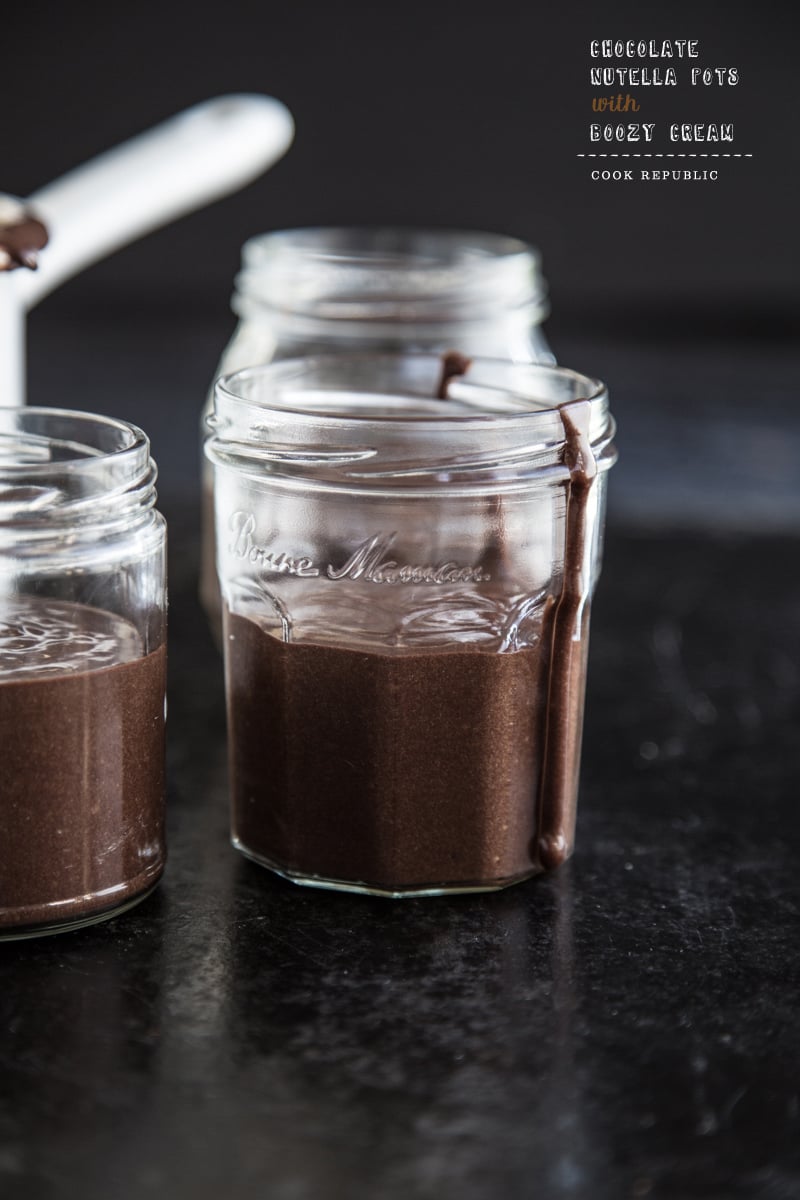 Chocolate Nutella Pots - Cook Republic