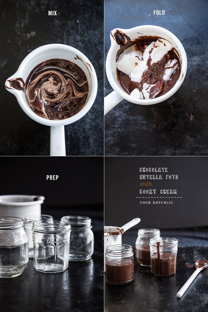 Chocolate Nutella Pots - Cook Republic