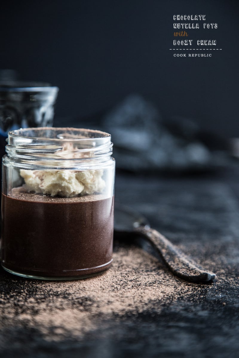 Chocolate Nutella Pots