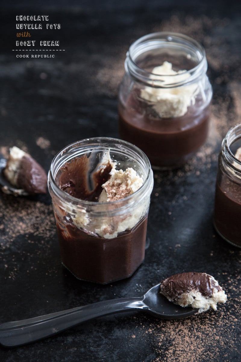 Chocolate Nutella Pots