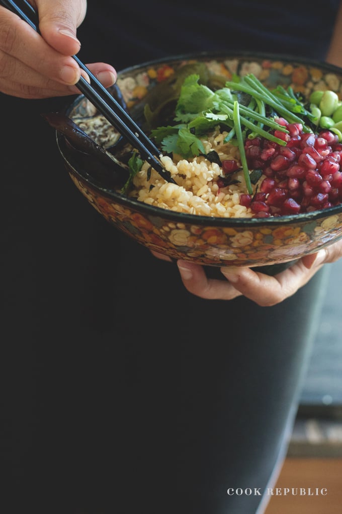 Cleansing & Healthy Citrus Sushi Bowl - Cook Republic