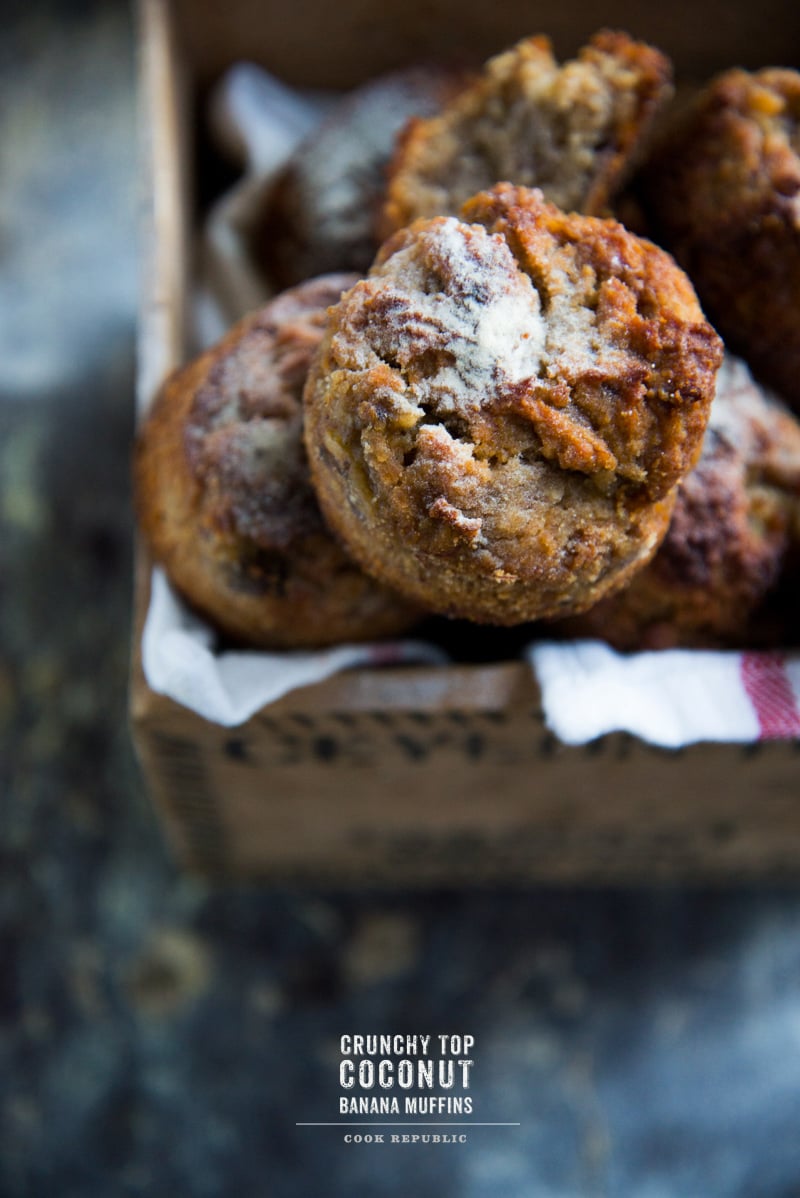 Coconut Banana Friand Muffins - Cook Republic