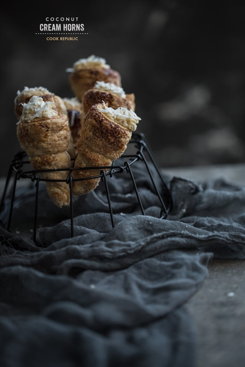 Coconut Cream Horns - Cook Republic