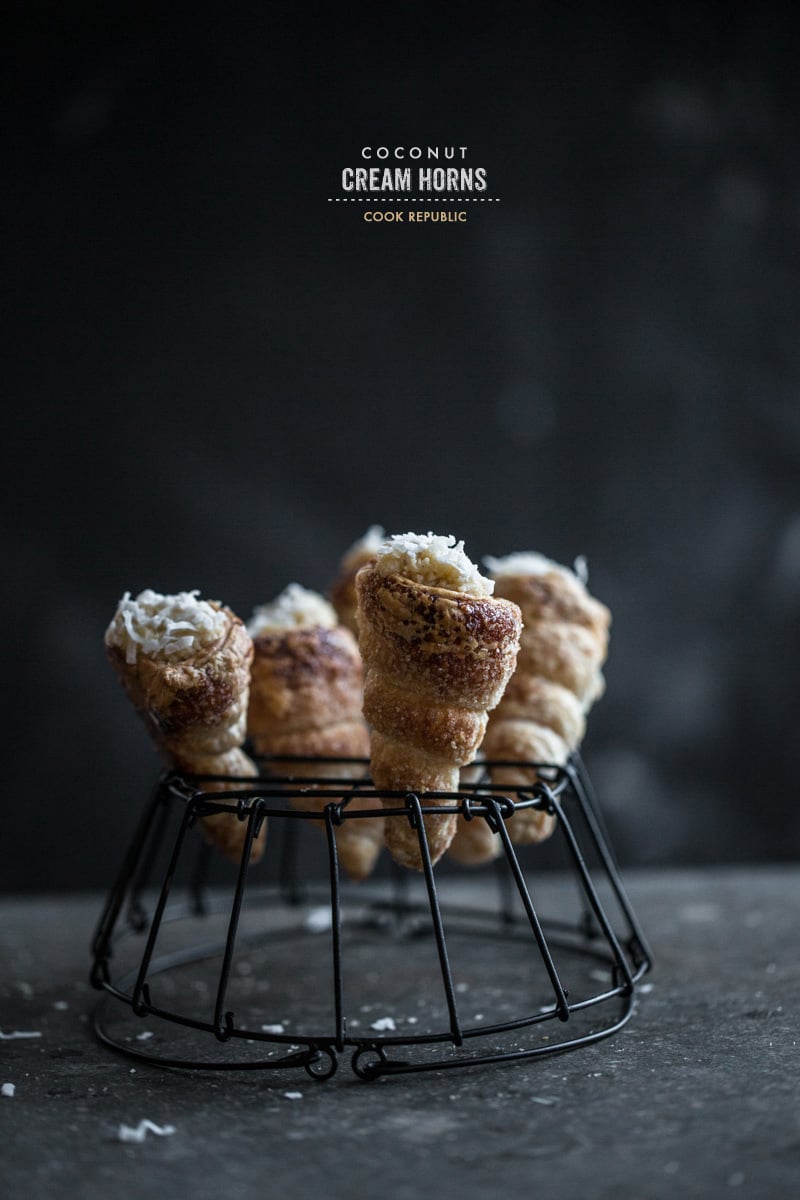 Coconut Cream Horns - Cook Republic