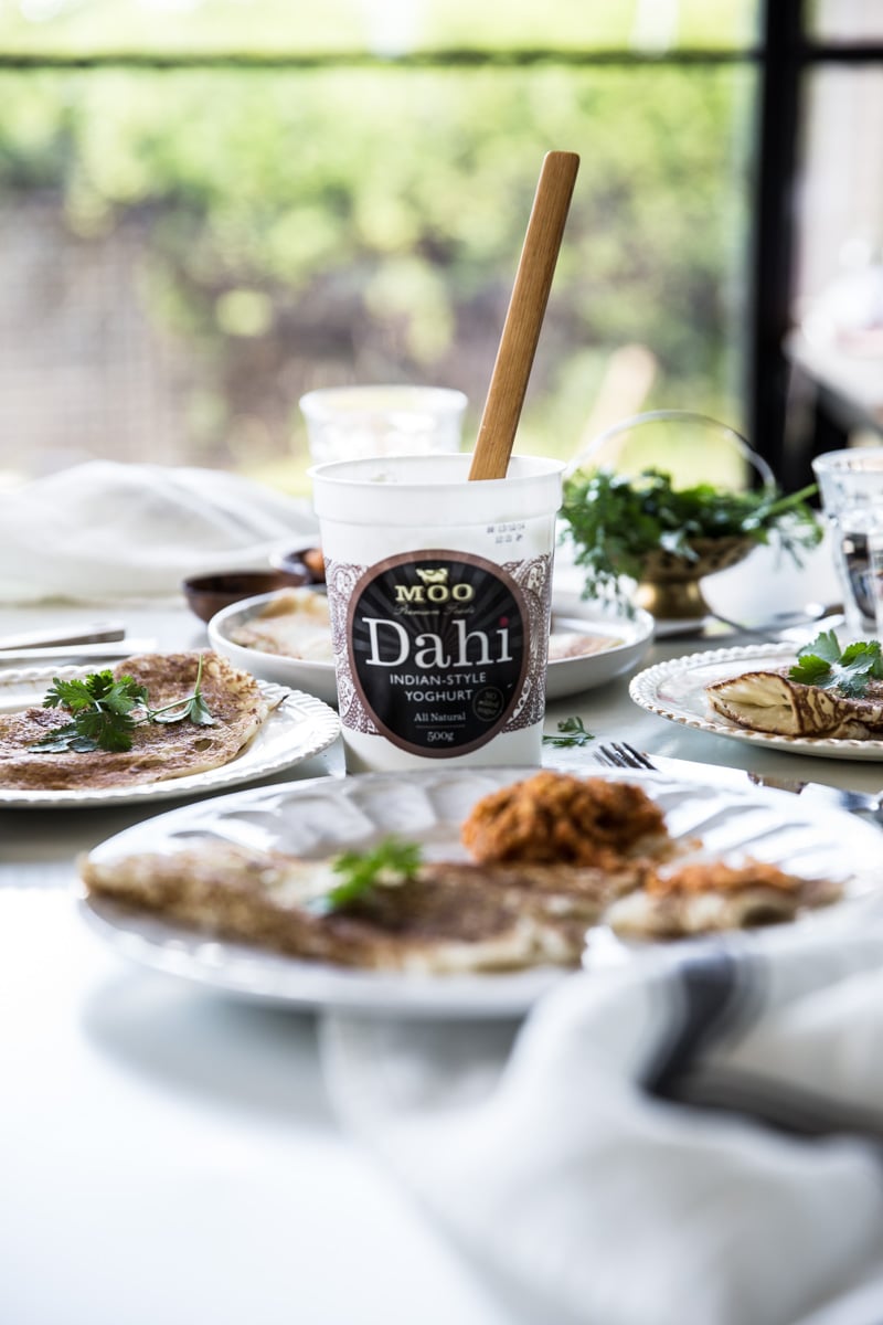 Coconut Dosas With Moo Indian Style Dahi - Cook Republic
