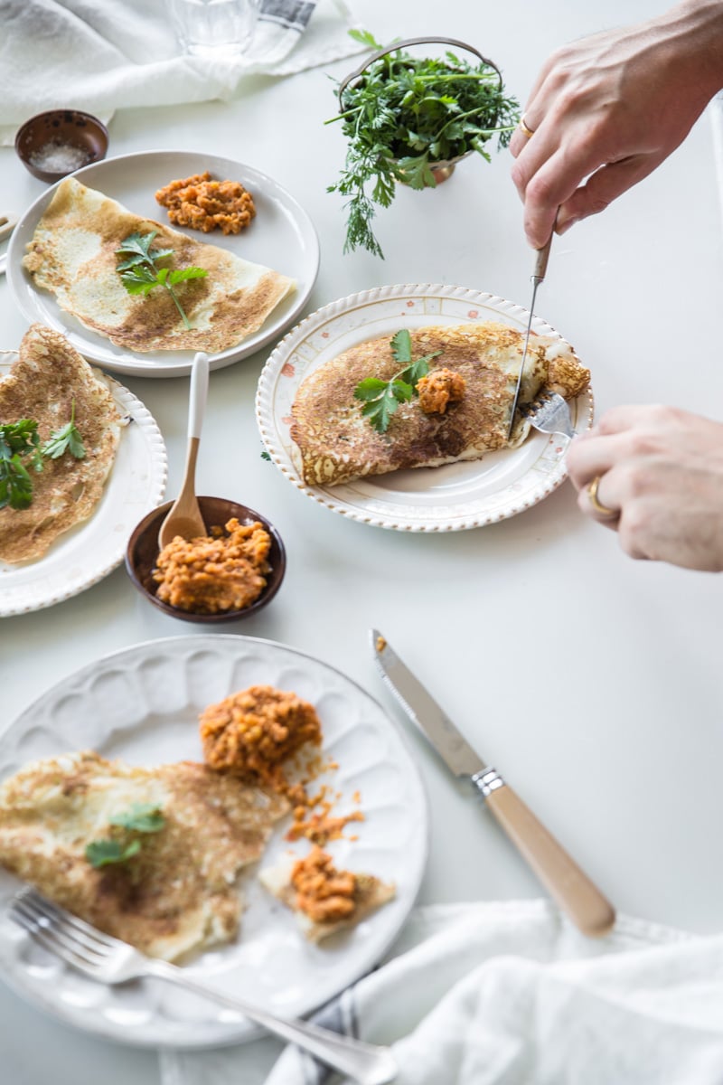 Coconut Dosas - Cook Republic