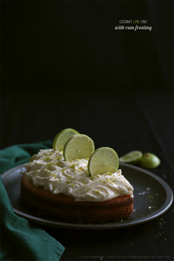 Rum Frosting With Lime Zest