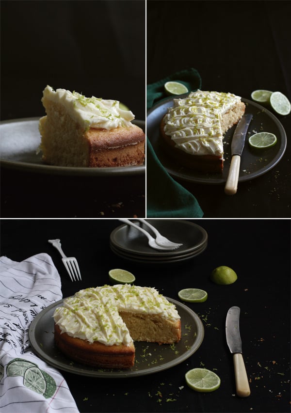 Coconut Lime Cake With Rum Frosting