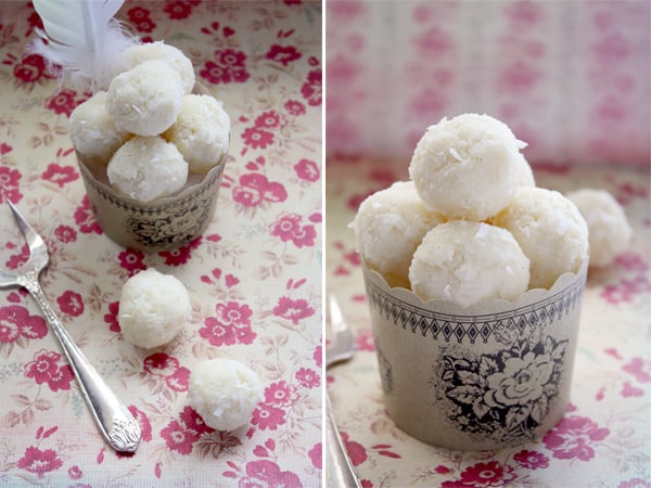 White Chocolate And Coconut Truffles