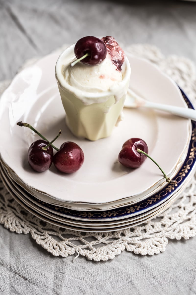 Condensed Milk And Strawberry Jam Ice Cream - Sneh Roy, photo