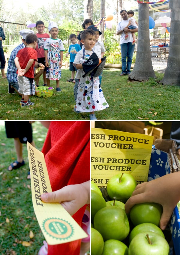 The Fresh Produce Game AT The Cooking Party