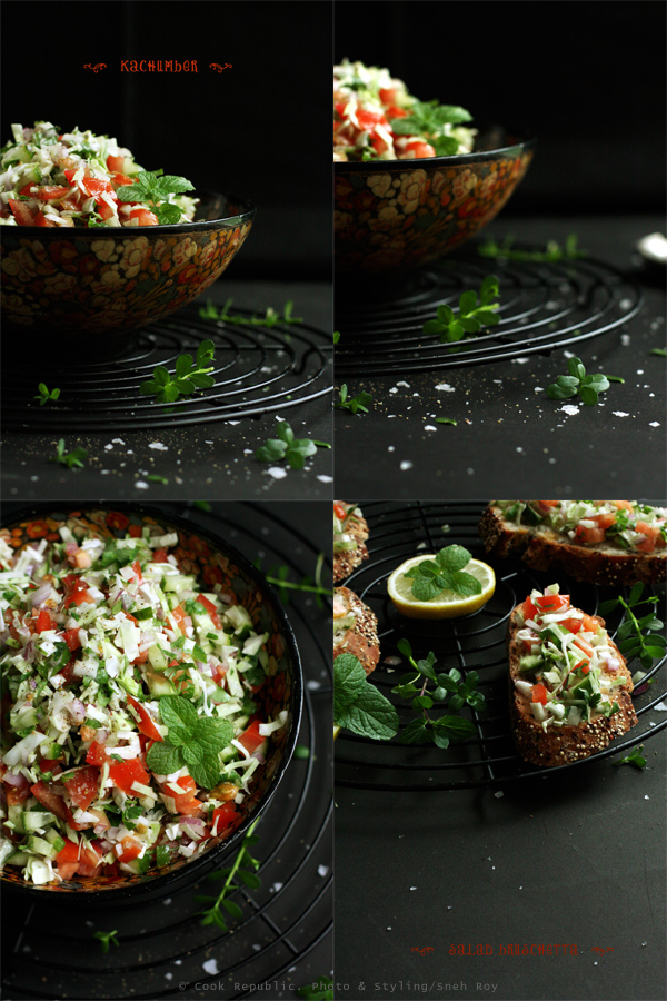 Kachumber & Salad Bruschetta