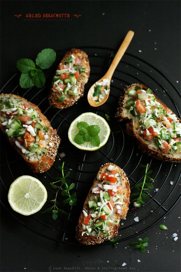 Salad Bruschetta