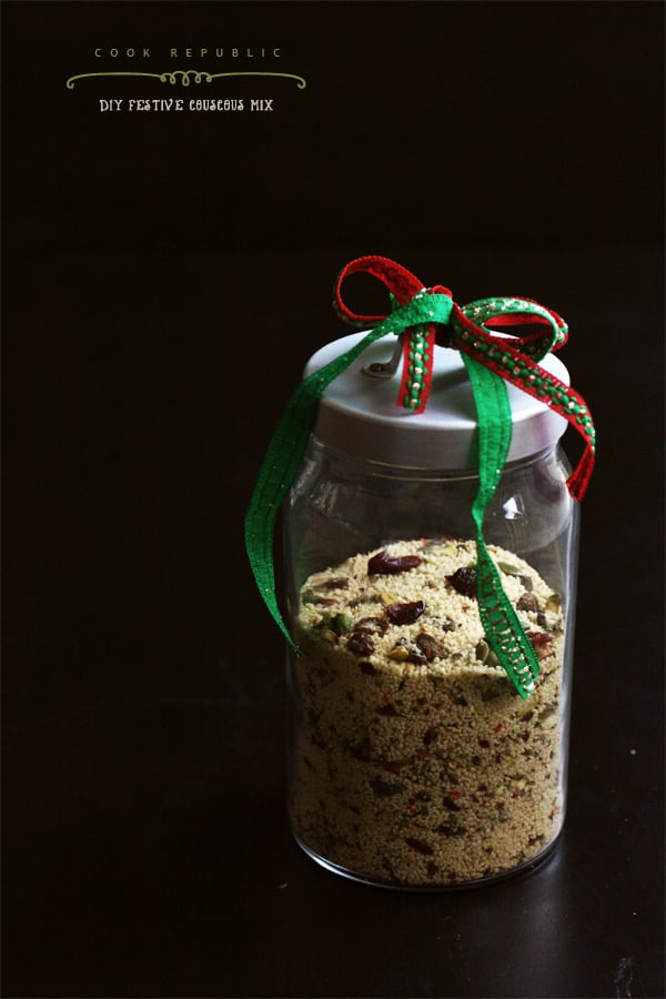 DIY Festive Couscous Mix Jar - Cook Republic