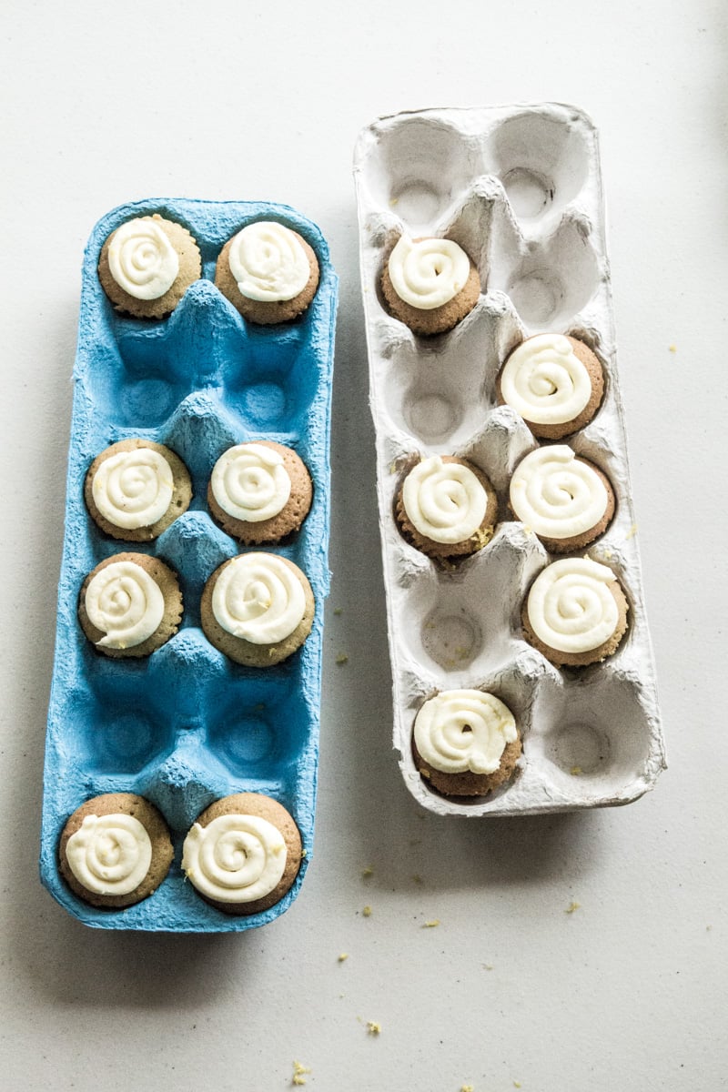 Matcha Teacakes In Egg Cartons - Sneh Roy, photo and styling