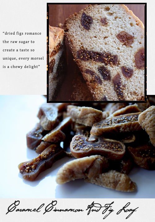 Caramel Cinnamon And Fig Loaf