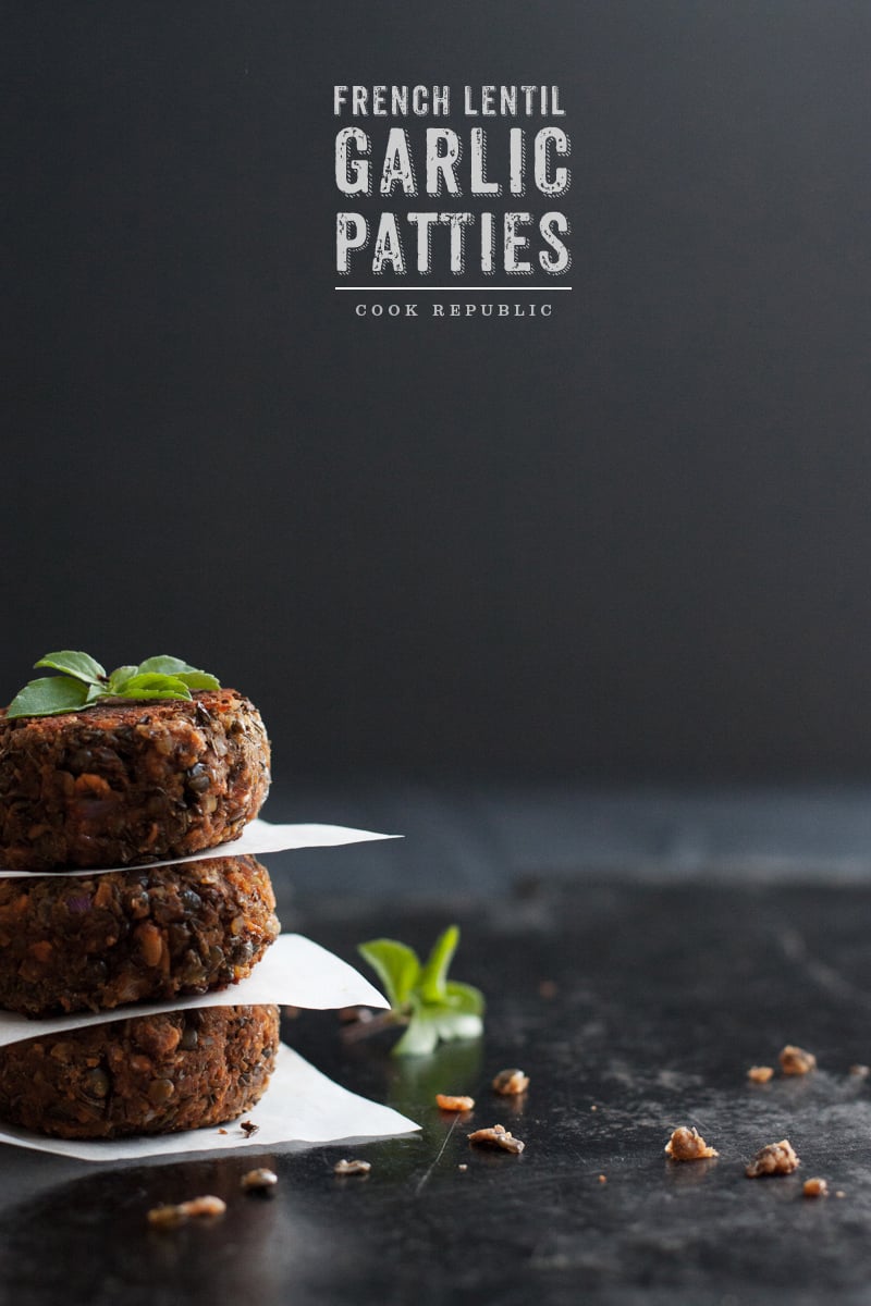 French Lentil Patties - Cook Republic