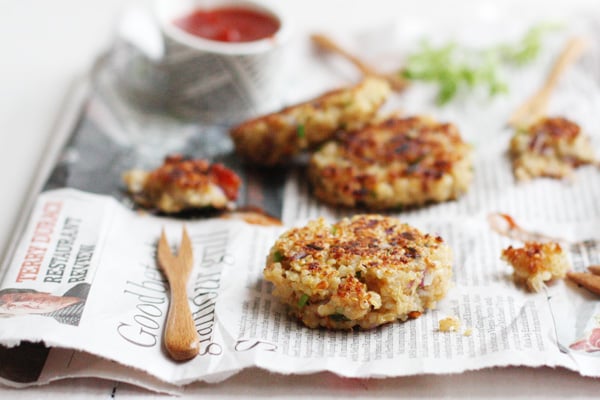 Garlic And Thyme Quinoa Patties