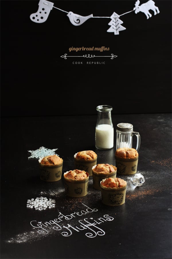 Gingerbread Muffins - Cook Republic