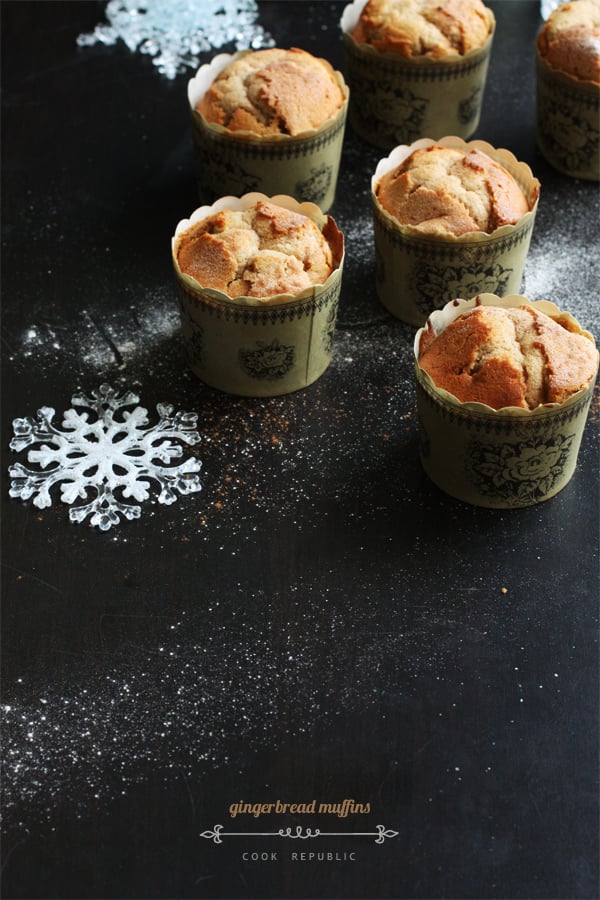 Gingerbread Muffins - Cook Republic