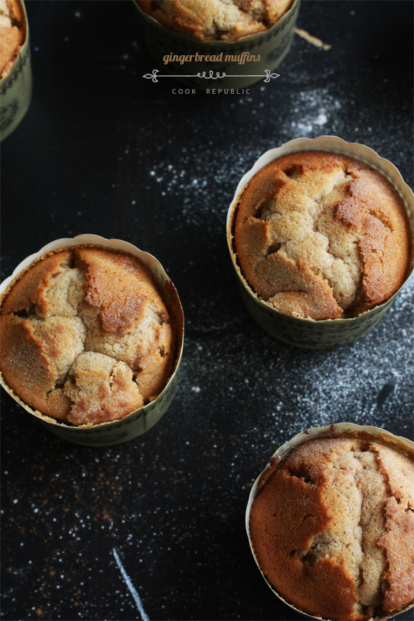 Gingerbread Muffins - Cook Republic